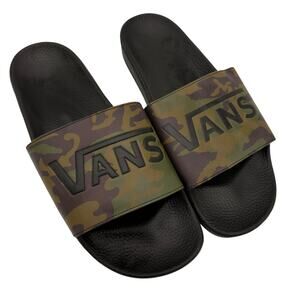 Vans Men's Camo Slide On La Costa Camouflage Sandals Size 13